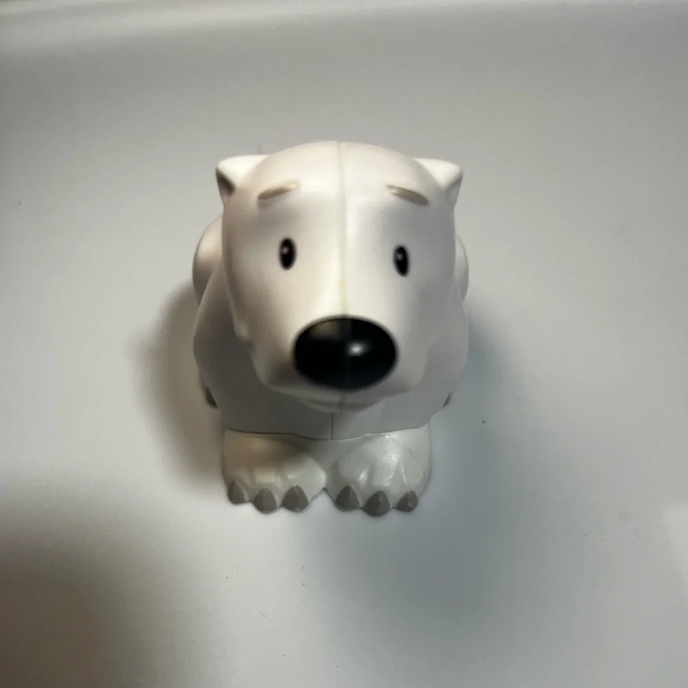 Fisher Price Little People Polar Bear Figure 2018 Mattel Toy